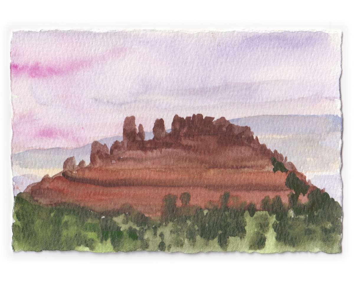 Sedona Watercolor 17
