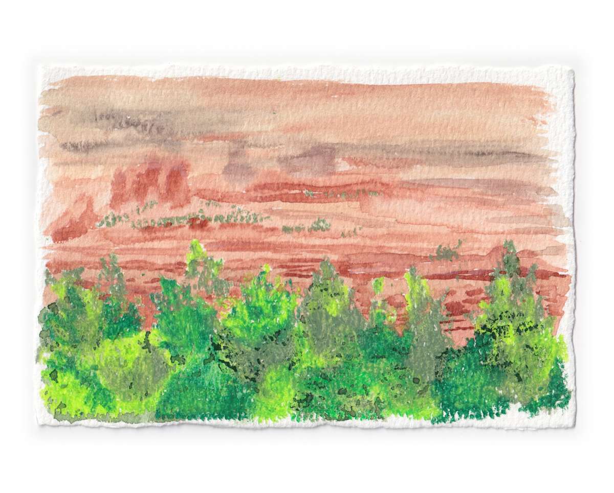 Sedona Watercolor 8